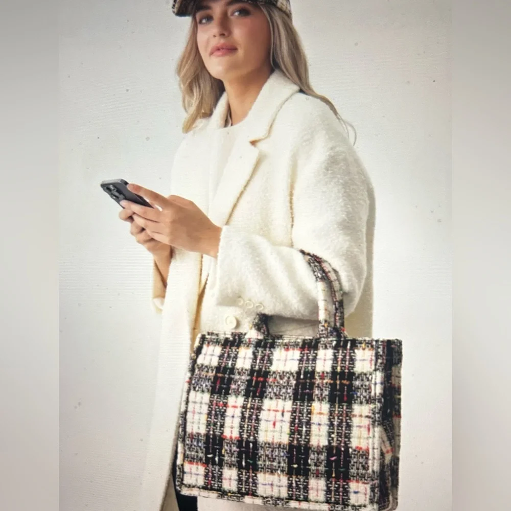 Romy Tweed Tote Bag - Picture 4 of 6